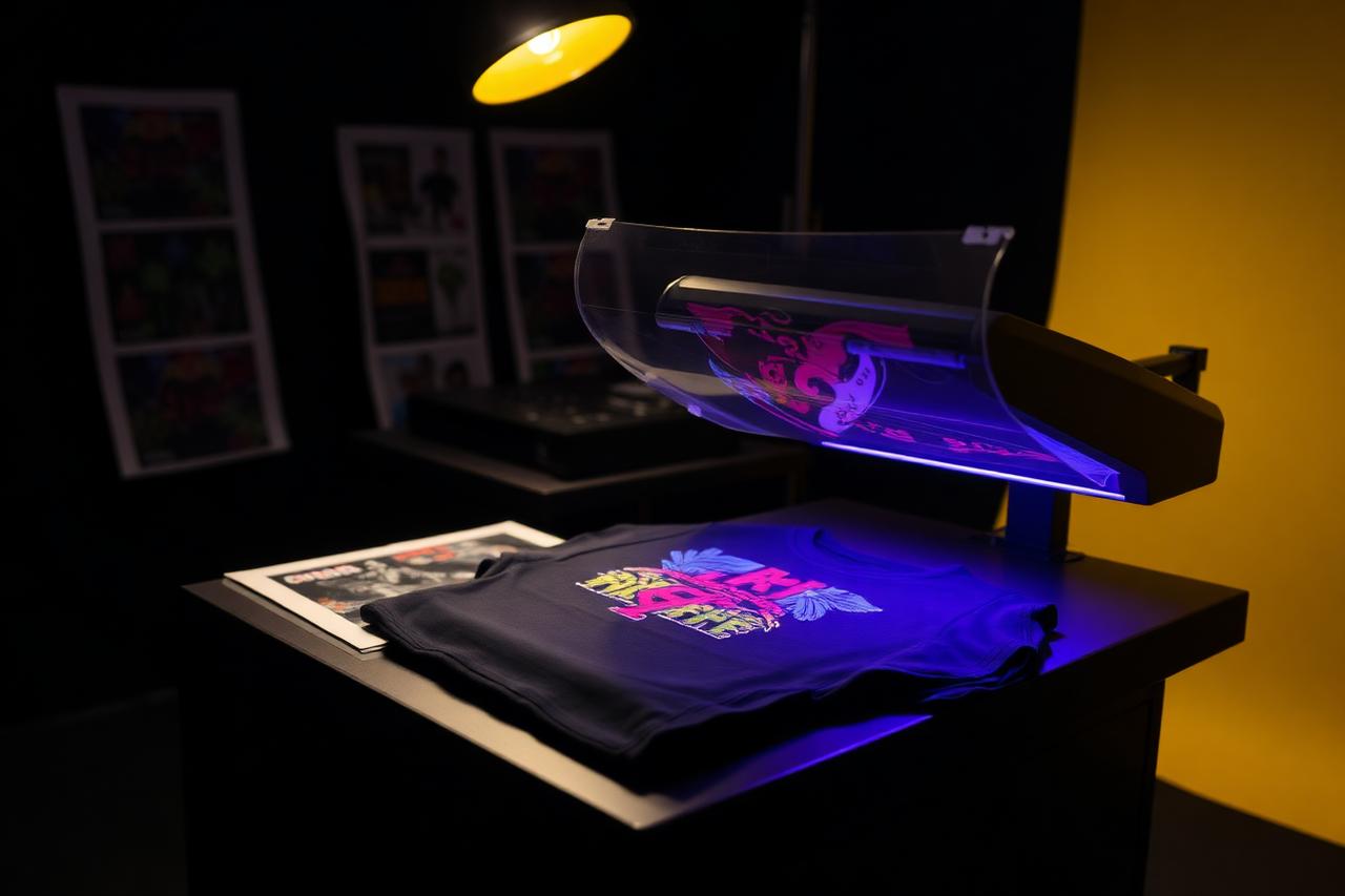 Estampado DTF a color aplicado sobre una camiseta deportiva